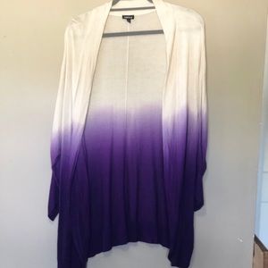 Torrid ombré lightweight cardigan